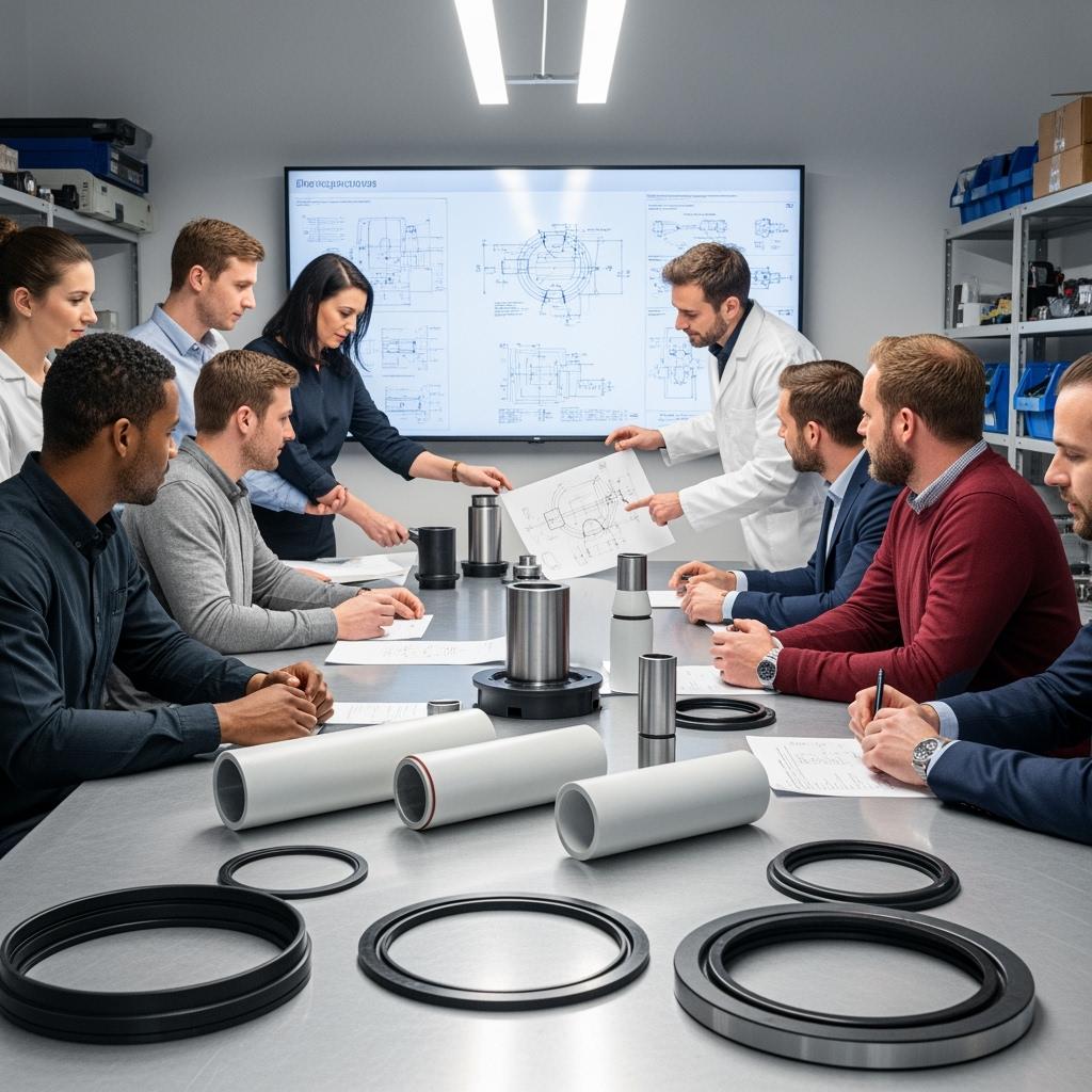 Custom PTFE Lined Shafts for Corrosive Industrial Environments