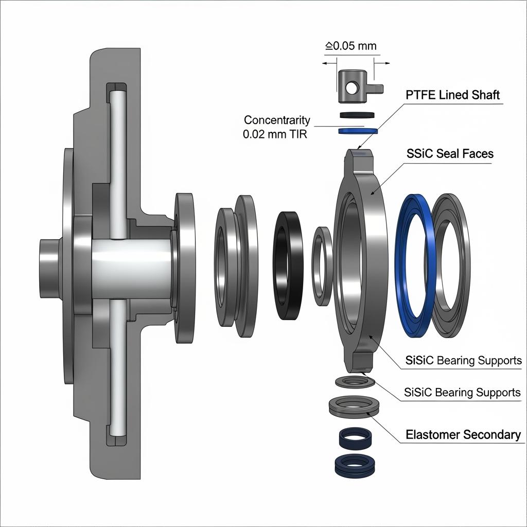 Custom PTFE Lined Shafts for Corrosive Industrial Environments