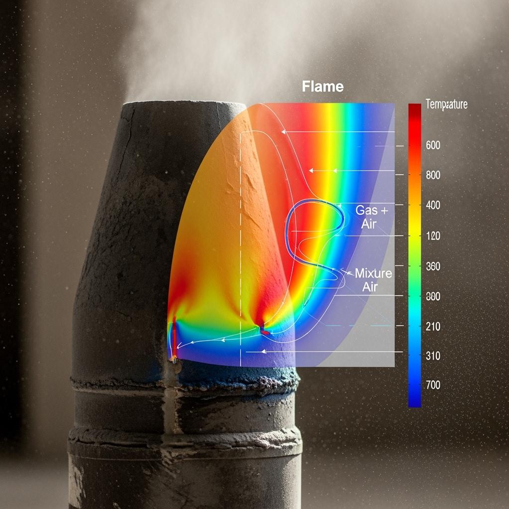 High-Efficiency Gas Burners with Silicon Carbide