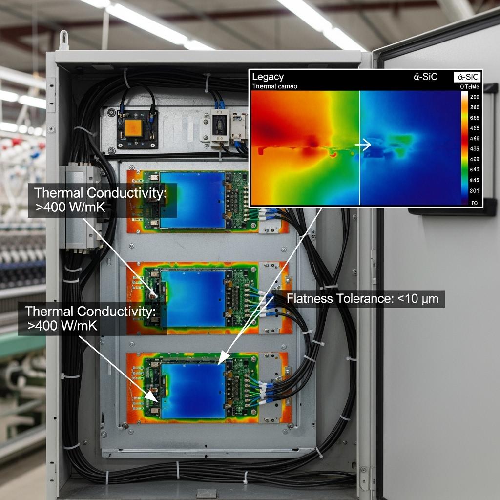 High-Purity Alpha SiC Plate Substrates for Industrial Applications