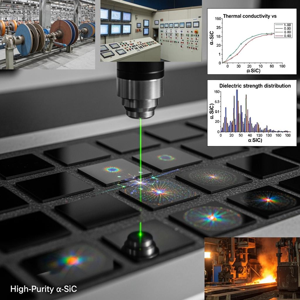 High-Purity Alpha SiC Plate Substrates for Industrial Applications