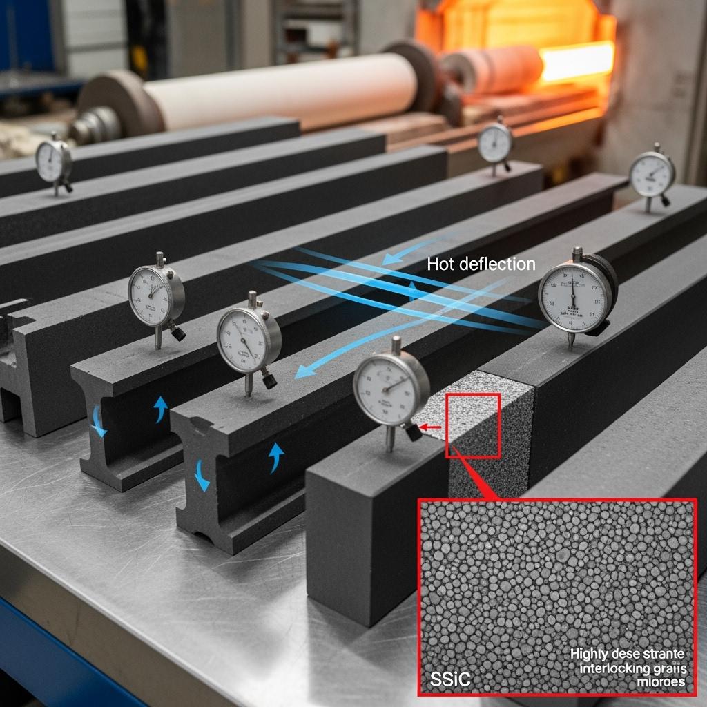 High Strength Kiln Beams for Glass Firing Applications