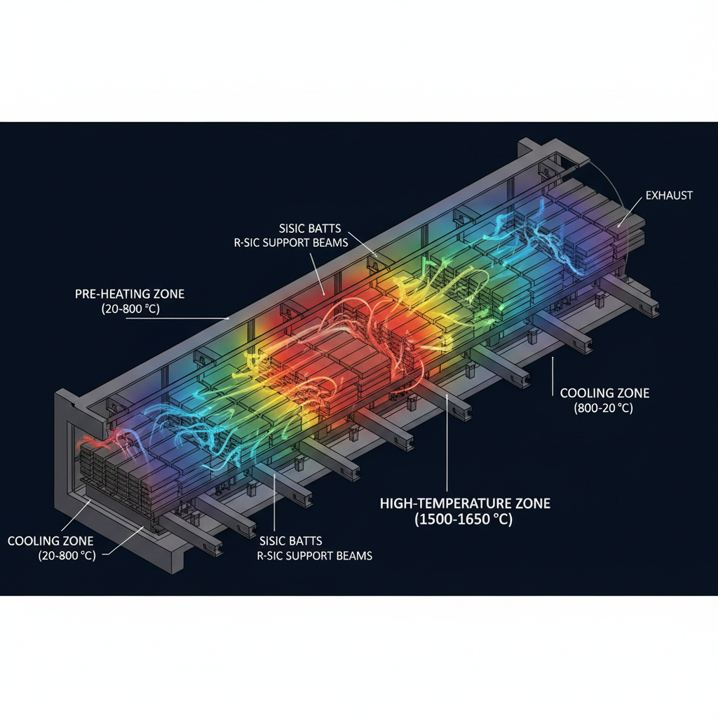 OEM Kiln Furniture Sets in Silicon Carbide for Industrial Furnaces